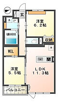 Act Dream Home 302 ｜ 静岡県浜松市中央区佐鳴台２丁目（賃貸マンション2LDK・3階・57.51㎡） その2