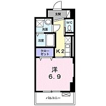 パークサイド　Ｋ 703 ｜ 静岡県浜松市中央区砂山町（賃貸マンション1K・7階・26.73㎡） その2