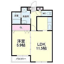 Saint marcellina 402 ｜ 静岡県浜松市中央区有玉南町（賃貸マンション1LDK・4階・42.82㎡） その2