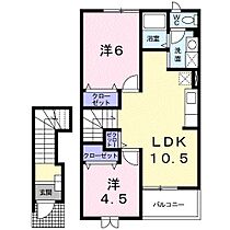 クレールカーサ 202 ｜ 静岡県浜松市中央区薬師町（賃貸アパート2LDK・2階・51.67㎡） その2