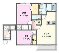 ラ・ルーチェＡ 201 ｜ 静岡県浜松市中央区初生町（賃貸アパート2LDK・2階・62.57㎡） その2