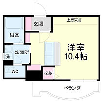 アップル第7マンション 807 ｜ 静岡県浜松市中央区海老塚１丁目（賃貸マンション1R・8階・27.26㎡） その2