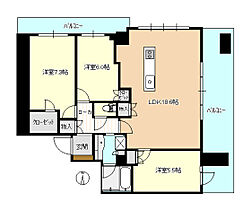 プレミスト浜松中央タワー 905 ｜ 静岡県浜松市中央区中央１丁目（賃貸マンション3LDK・9階・77.05㎡） その2