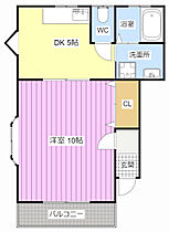 オンザヒル 1-B ｜ 静岡県浜松市中央区成子町（賃貸アパート1DK・1階・34.64㎡） その2