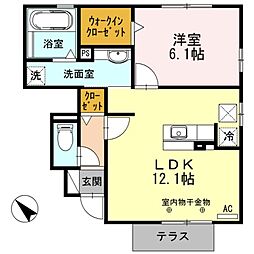 間取図画像 1LDK