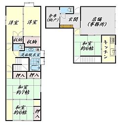 シーアイマンション河原町 5SKの間取図画像