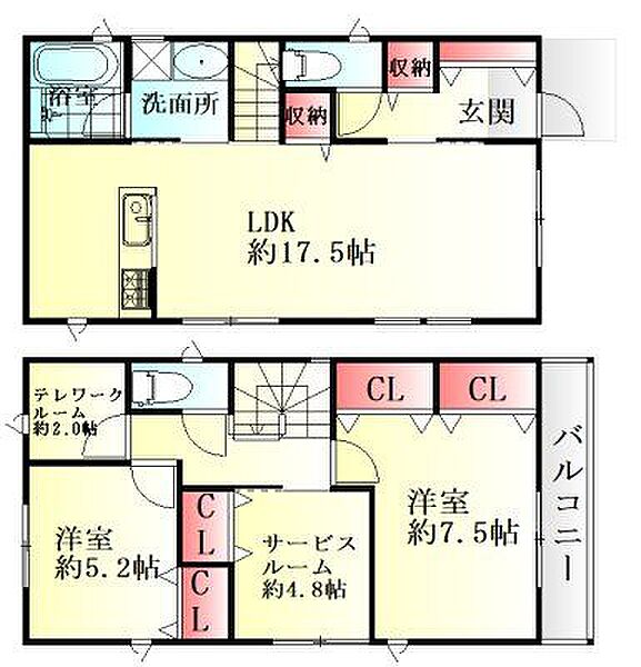 間取りを拡大表示