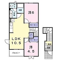 サンフォレスタA 201 ｜ 茨城県日立市東成沢町３丁目（賃貸アパート2LDK・2階・51.67㎡） その2