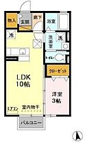 CO-MIKAプロバンス館 107 ｜ 茨城県日立市大みか町６丁目（賃貸アパート1LDK・1階・33.61㎡） その2