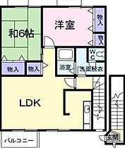 マーヴェラス・コート 201 ｜ 茨城県日立市桜川町２丁目（賃貸アパート2LDK・2階・65.07㎡） その2