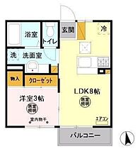 シェルティー 101 ｜ 茨城県日立市田尻町６丁目（賃貸アパート1LDK・1階・30.14㎡） その2