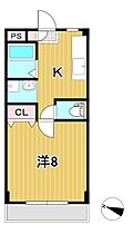 サンハイムC 205 ｜ 茨城県日立市鮎川町５丁目（賃貸アパート1K・2階・27.36㎡） その2