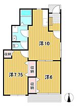 ハーモニーヒルズI 101 ｜ 茨城県高萩市大字安良川（賃貸アパート2LDK・1階・53.43㎡） その2