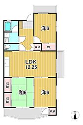 HKマリーナ21 3LDKの間取図画像