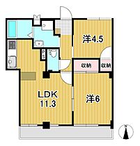 アコール稲秀 305 ｜ 茨城県日立市大久保町２丁目（賃貸マンション2LDK・3階・49.58㎡） その2