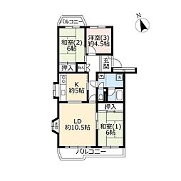 間取図画像 3LDK