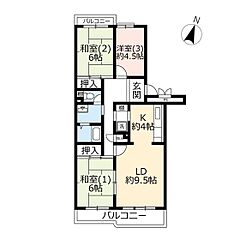 物件の間取り