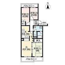 4階 / 3DK / 64.35㎡