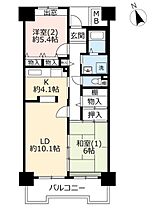 URアーバンハイツ飯塚三丁目 0002-1104 ｜ 埼玉県川口市飯塚3丁目（賃貸マンション2LDK・11階・65.94㎡） その2