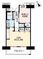 URコンフォール鶴瀬 0008-1304 ｜ 埼玉県富士見市鶴瀬西2丁目（賃貸マンション1LDK・13階・50.43㎡） その2