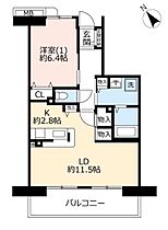 URコンフォール鶴瀬 0002-0702 ｜ 埼玉県富士見市鶴瀬西2丁目（賃貸マンション1LDK・7階・53.95㎡） その2