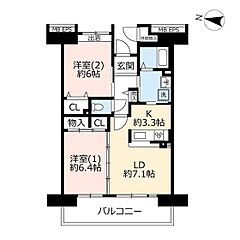 物件の間取り