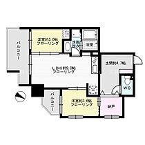 福岡県福岡市中央区今川２丁目（賃貸マンション2LDK・9階・44.32㎡） その2