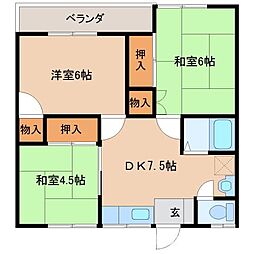間取図画像 3DK