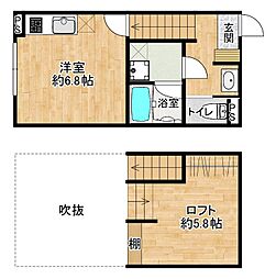 ヴィオラ ワンルームの間取図画像