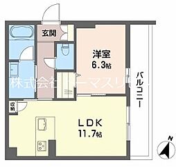 プラザ新鳥栖 2階/201