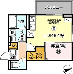 フリーデンやりた 2階/201