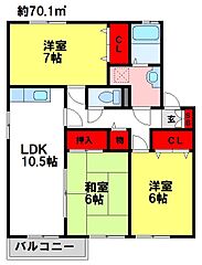 物件の間取り