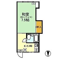 サンハイツ 210 ｜ 石川県野々市市住吉町（賃貸アパート1K・2階・24.22㎡） その2