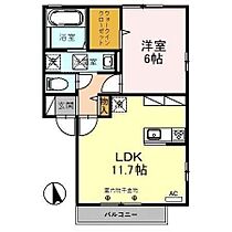 スクエアガーデン新庄　B 105 ｜ 石川県野々市市新庄３丁目（賃貸アパート1LDK・1階・44.19㎡） その2