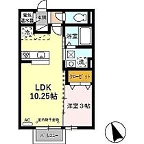 サンハイム 105 ｜ 石川県金沢市伏見台１丁目（賃貸アパート1LDK・1階・33.61㎡） その2