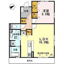 ラ・ファミーユ野田 101 ｜ 石川県金沢市野田２丁目（賃貸アパート1LDK・1階・58.62㎡） その2