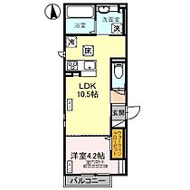 D-residence扇が丘 101 ｜ 石川県野々市市扇が丘（賃貸アパート1LDK・1階・37.09㎡） その2