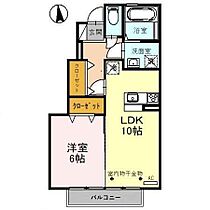 サンガーデン 102 ｜ 石川県野々市市野代２丁目（賃貸アパート1LDK・1階・42.54㎡） その2