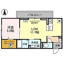 イル デ ペティ 102 ｜ 石川県金沢市松村７丁目（賃貸アパート1LDK・1階・41.86㎡） その2