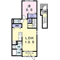 カルチェストルッツォ 201 ｜ 石川県金沢市泉本町４丁目129番地（賃貸アパート1LDK・2階・51.89㎡） その2