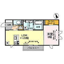 ルアナ・マーリエ　ルアナ（Luana) 305 ｜ 石川県金沢市小坂町北（賃貸アパート1LDK・3階・44.03㎡） その2