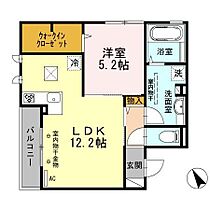 グランヒルズ 201 ｜ 石川県金沢市広岡２丁目（賃貸アパート1LDK・2階・47.08㎡） その2