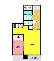 兵庫県明石市松の内２丁目（賃貸マンション1LDK・3階・36.60㎡） その2