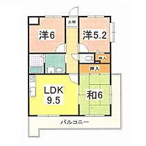 兵庫県明石市魚住町住吉２丁目（賃貸マンション3LDK・2階・61.83㎡） その2