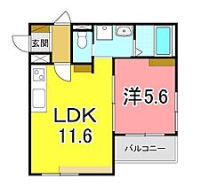 兵庫県明石市松の内１丁目（賃貸アパート1LDK・1階・40.13㎡） その2