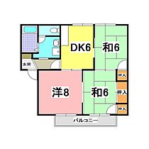 メルヴィルA・B  ｜ 兵庫県明石市和坂１丁目（賃貸アパート3DK・1階・54.34㎡） その2