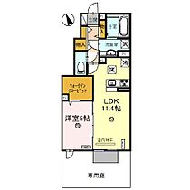 ラビアンローズ三木 103 ｜ 兵庫県三木市大村（賃貸アパート1LDK・1階・45.39㎡） その2