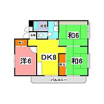 兵庫県明石市大道町２丁目（賃貸マンション3DK・2階・55.08㎡） その2