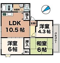 サンガーデン衣笠  ｜ 兵庫県神戸市西区竜が岡４丁目（賃貸アパート3LDK・2階・59.32㎡） その2