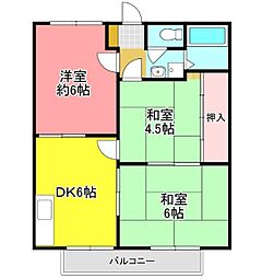 間取図画像 3DK